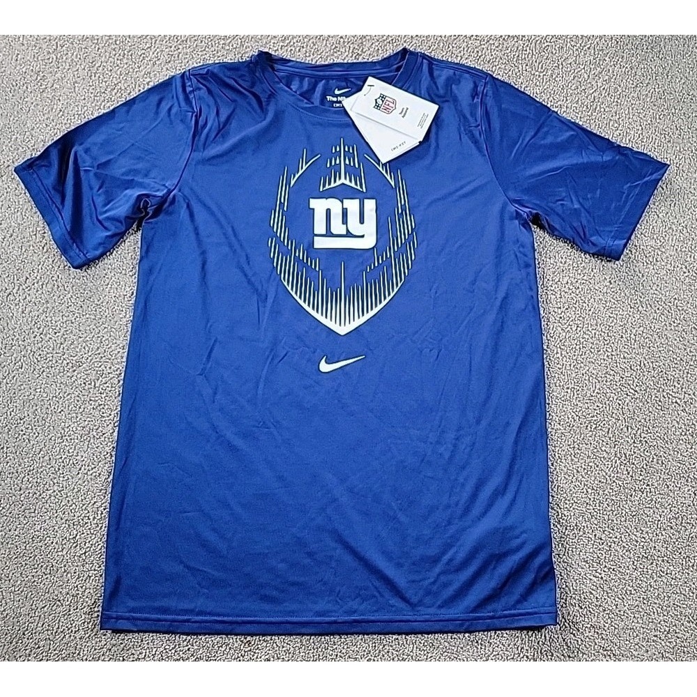 Never Worn - New York Giants Nike Dri Fit Youth Xl (18-20) Blue NFL TEAM APPAREL